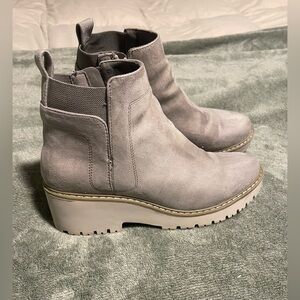 Sonoma Light Gray Ankle Booties